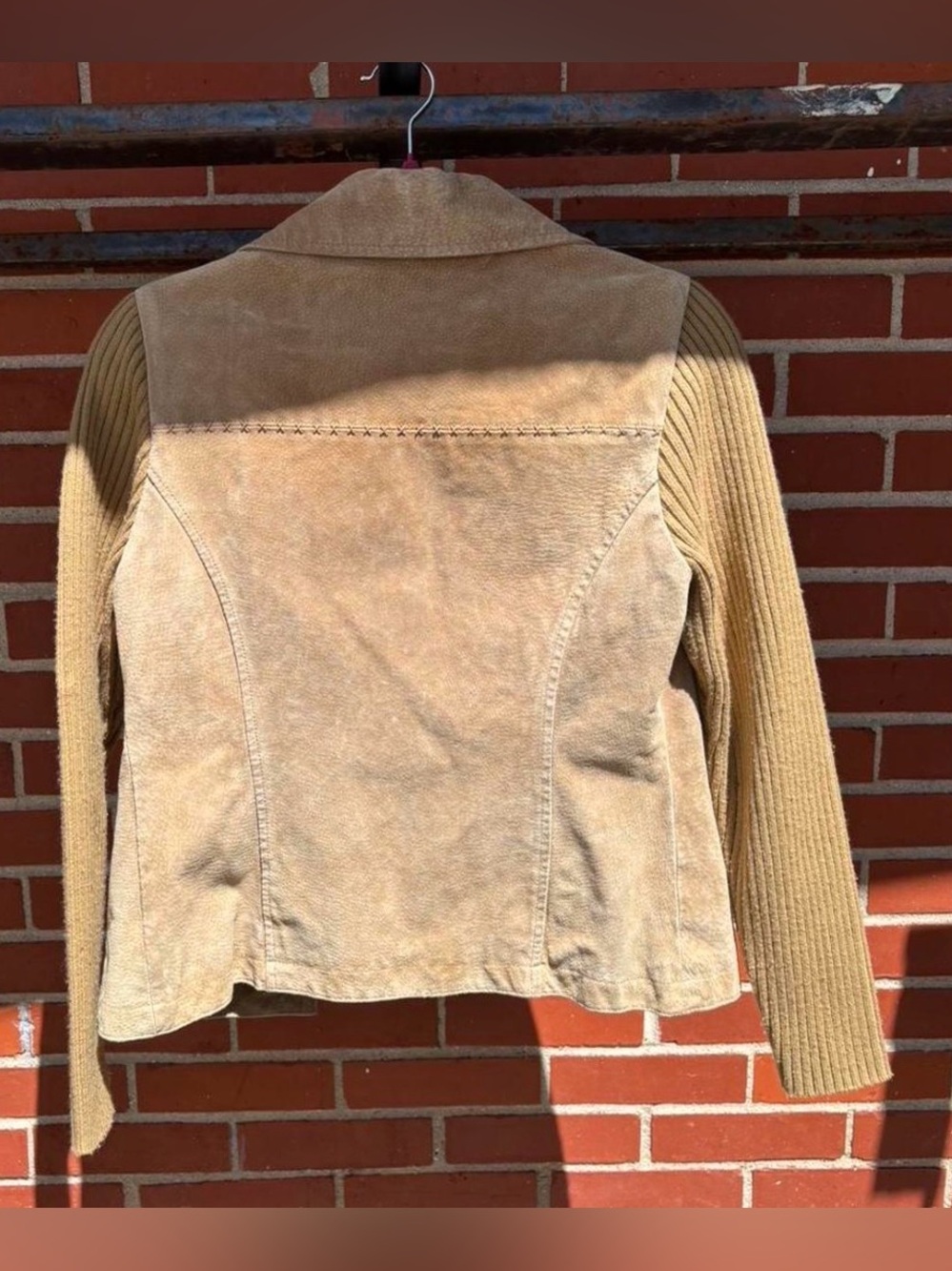 Tan Leather jacket - Picture 2 of 3